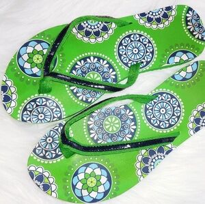 Vera Bradley Flip Flop Sandals S